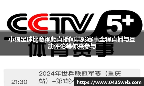 小狼足球比赛视频直播间精彩赛事全程直播与互动评论等你来参与